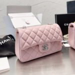 Chanel Classic Pink Flag Bag Small 20cm-