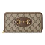 Gucci Unisex Gucci 1955 Horsebit Zip Around Wallet