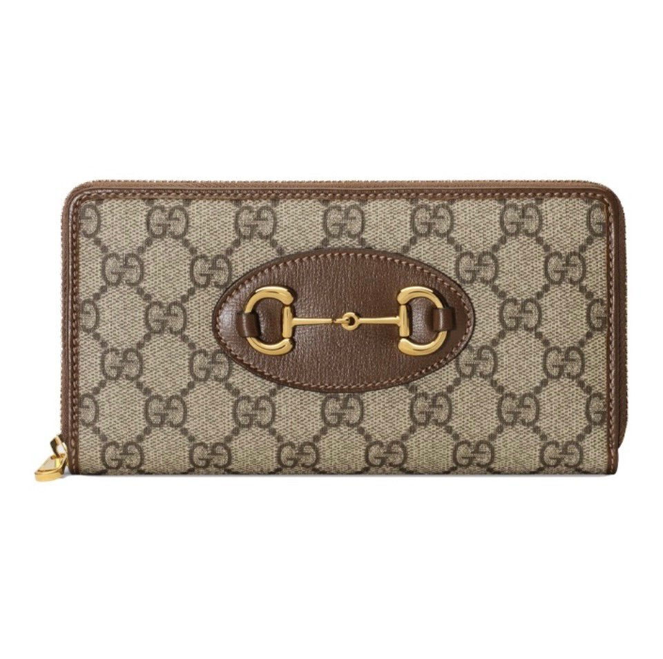 Gucci Unisex Gucci 1955 Horsebit Zip Around Wallet