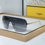 Fendi Aviator Rimless Sunglasses Top quality - Image 6
