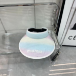 Miu Miu Interleaved Render Empty Top Hat  Sunhat - Image 3