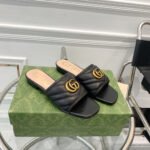 Gucci Double G leather sandals - Image 4