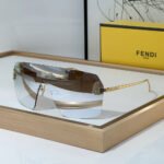 Fendi Aviator Rimless Sunglasses Top quality - Image 3