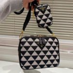 Prada Symbole Jacquard knitted handbag - Image 3