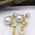 Dior 21 Autumn Earrings Gold For Women Jewelry - Image 4