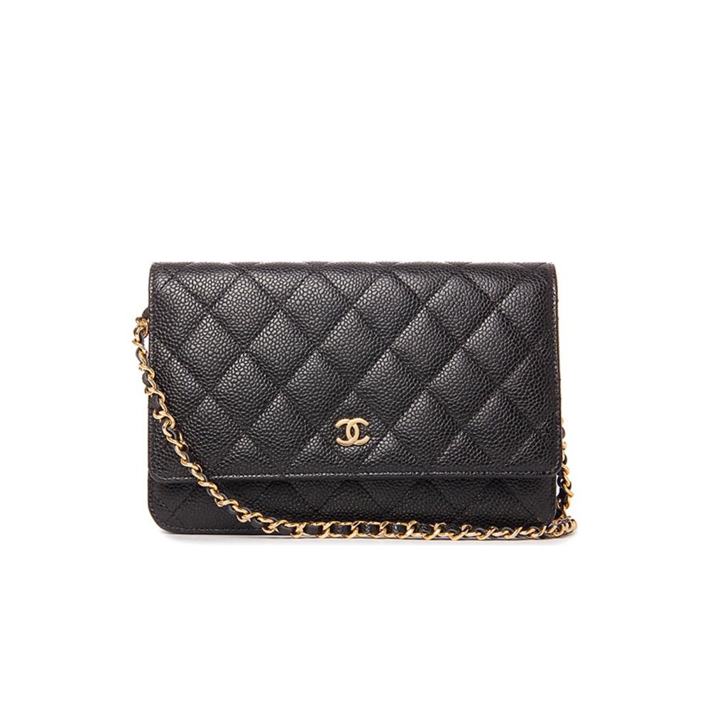 Chanel  WOC Quilted Caviar