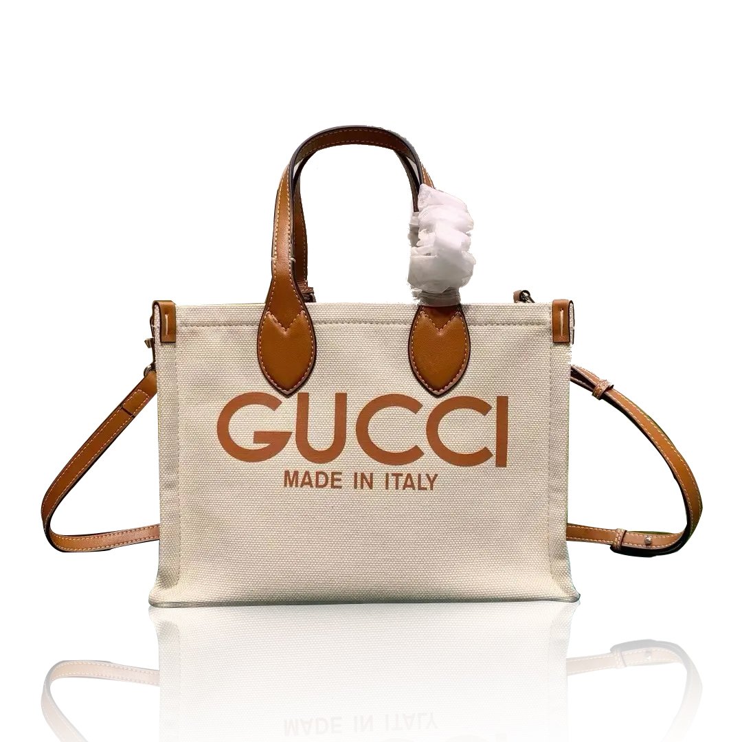 GUCCI TOTE BAG WITH GUCCI PRINT