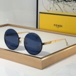 Fendi  Lightweight Round Sunglasses Top quality - Image 7