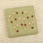 Van Cleef&Arpels VCA alhambra 20 red agate Diamond Necklace