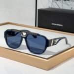 DOLCE & GABBAN DG Mirror Leg Hollowed Out Logo Sunglasses Top quality - Image 5