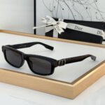 Dior Mirror Leg Stereoscopic Logo Acetate Fibre sunglasses Top quality - Image 2
