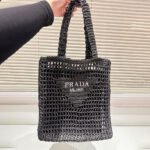 Prada Grass Woven Shoulder Bag Handbag - Image 10