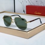 Cartier Color Matching Metal irregularity Sunglasses Top quality - Image 7