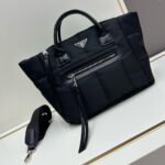 Prada Classic Black Tote Bag - Image 2