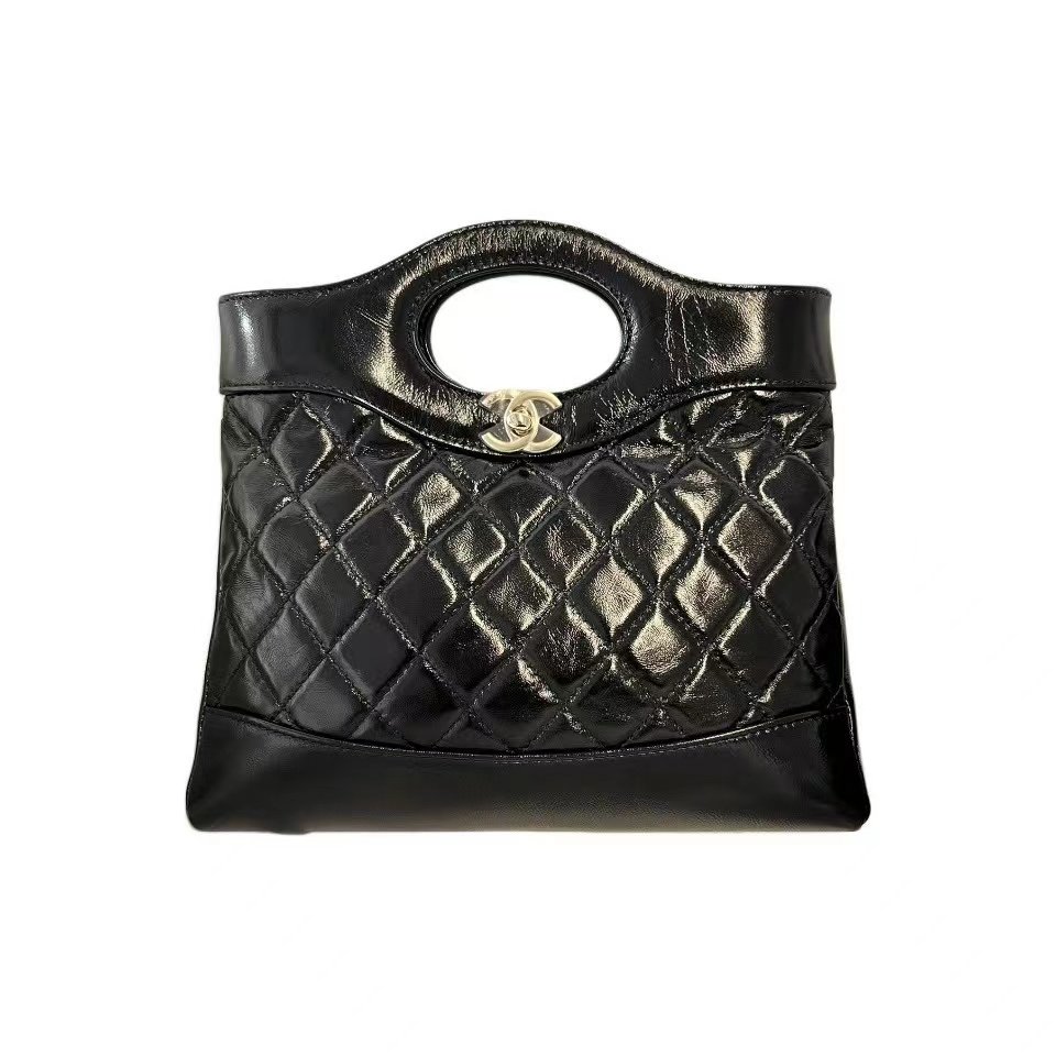 Chanel C31 Shopping  Black Calfskin LGHW