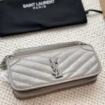 Saint Laurent YSL  Leather Chain Shoulder Bag Crossbody Bag - Image 3