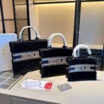 Dior Shearling Book Tote Medium Large Size - Image 4