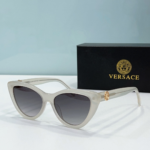 Versace  Mirror leg Logo Cat-eye Sunglasses Top Quality - Image 5