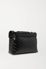 SAINT LAURENT Loulou medium quilted leather shoulder bag black - Image 3