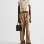 Prada Panier Leather Cutout Pattern Mini Bag - Image 2