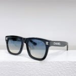 Chanel Thick Round Frame Sunglasses Top Quality - Image 4