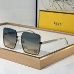 Fendi Butterfly Metal Frame Mirror Sunglasses Top quality - Image 2