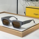 Fendi Full frame Logo Sunglasses Top quality - Image 5