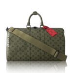 Louis Vuitton Military Green Kepall45 Travel Bag