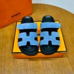Hermès Chypre leather sandals