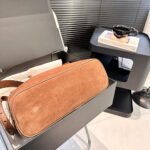 Prada Suede Buckle bag - Image 9