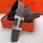 Hermes H Belt Buckle & Reversible Black For Women, Women Belt 380MM - Image 5