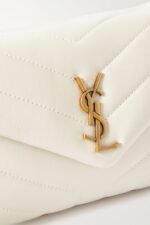 YSL SAINT LAURENT Loulou Toy quilted leather shoulder bag cream - Image 2