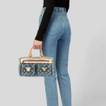 Louis Vuitton LV Monogram Neo Speedy Denim Shoulder Bag Handbag - Image 2