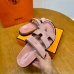 Hermès Chypre leather sandals - Image 5
