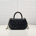 Chanel coco Leather Handle Shoulder Crossbody Bag - Image 3