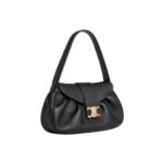 Celine Pebbled Leather Shoulder Bag - Image 2