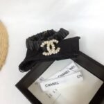 Chanel Belt With Double C Buckle Black With Gold-Toned Metal and Strass Hardware Women Belt 30MM - Image 2
