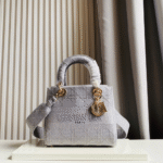 Dior Medium LADY Bag Cannage Embroidery - Image 4