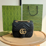 Gucci Marmont GG Leather Shoulder Bag - Image 7