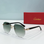Cartier  Metal Leg Rimless sunglasses Top quality - Image 6