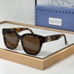 Gucci  Mirror leg Double G Mark   sunglasses Top quality - Image 5