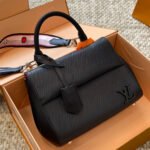 Louis Vuitton LV  Cluny Grained Leather Shoulder Handbag - Image 6