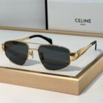 Celine  Metal logo Pattern  sunglasses Top quality - Image 6