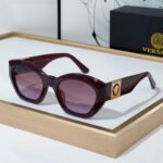 Versace  Mirror leg Logo Plate Frame Sunglasses Top Quality - Image 3