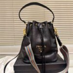 Prada Drawstring Cowhide Bag - Image 3