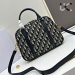 Dior Canvas Bowling Handbag - Image 2