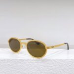 Dior Slim Metal Gold Frame sunglasses Top quality - Image 3