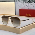 Cartier Metal Mirror Leg Logo Sunglasses Top quality - Image 6
