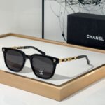 Chanel  Mirror leg With Drill Sunglasses Top quality - Image 6