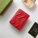 Gucci Unisex GG Marmont Card Case Wallet Double G - Image 3